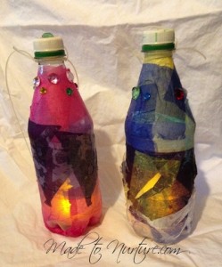 Lanterns, luminaries, recycled art
